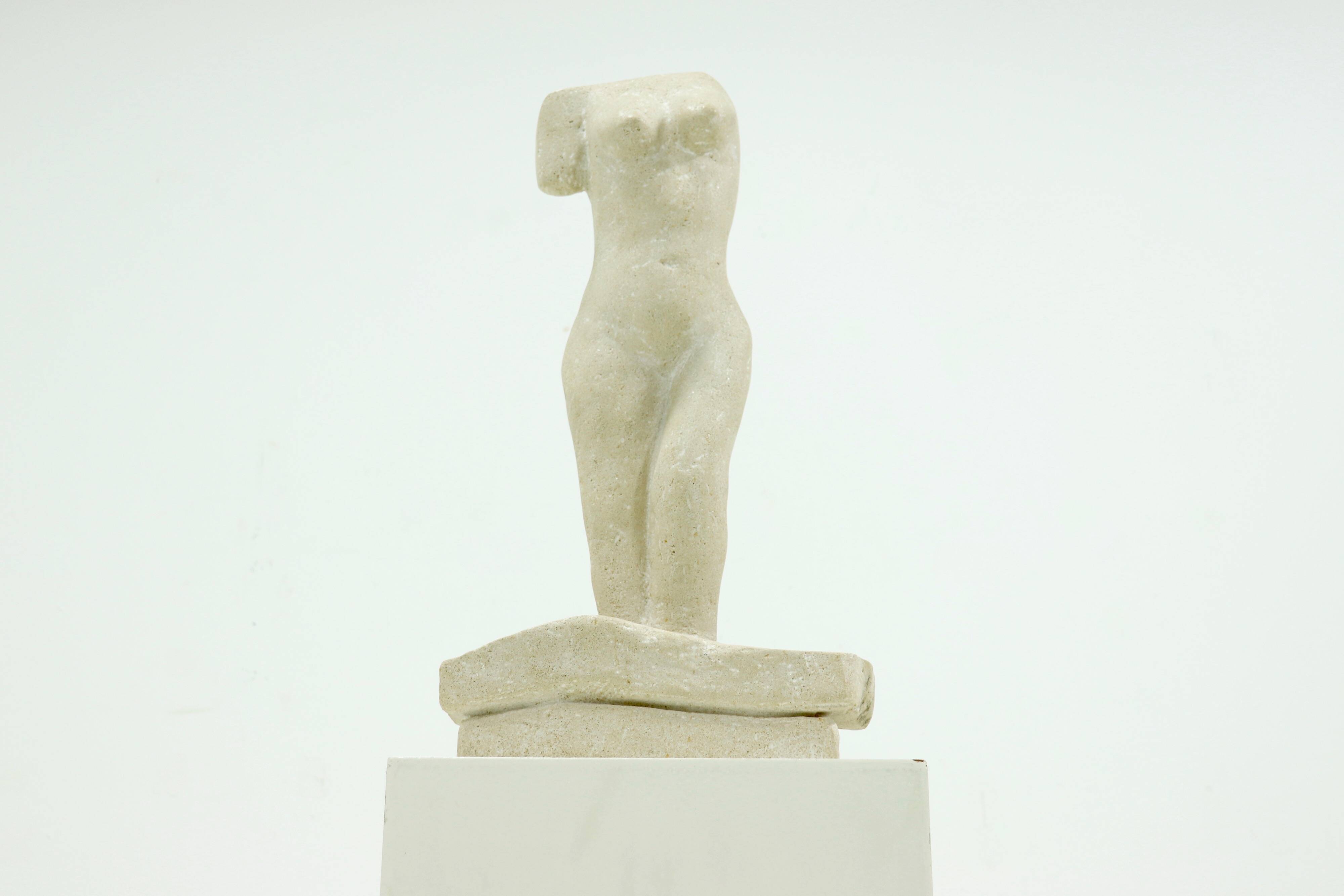 Belgian Limestone Decorative Sculpture 1970s