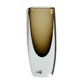 Swedish 1960 sommerso glass vase