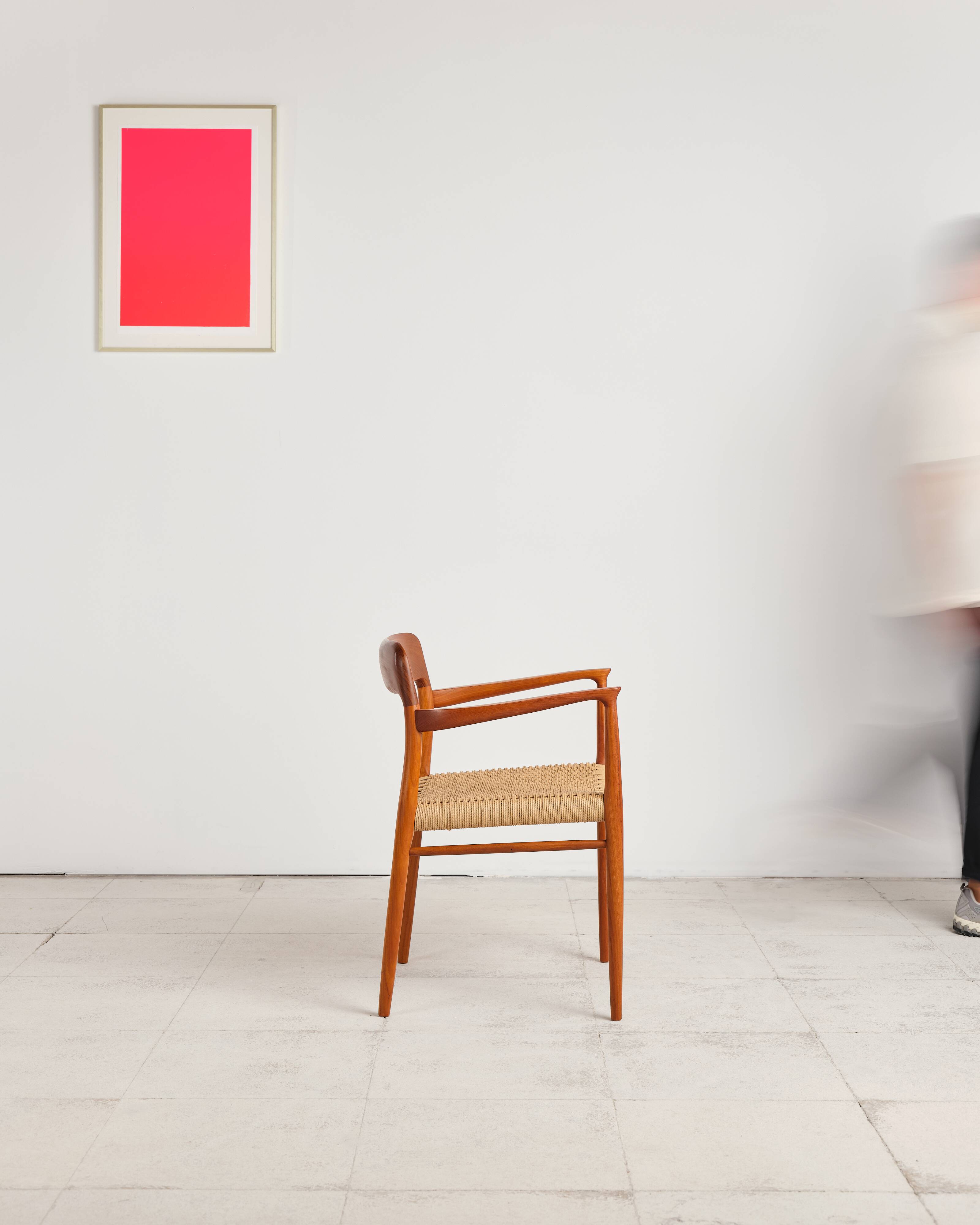 Armchair 56 in teak from the mid-century by Niels O. Møller, J.L. Moller
