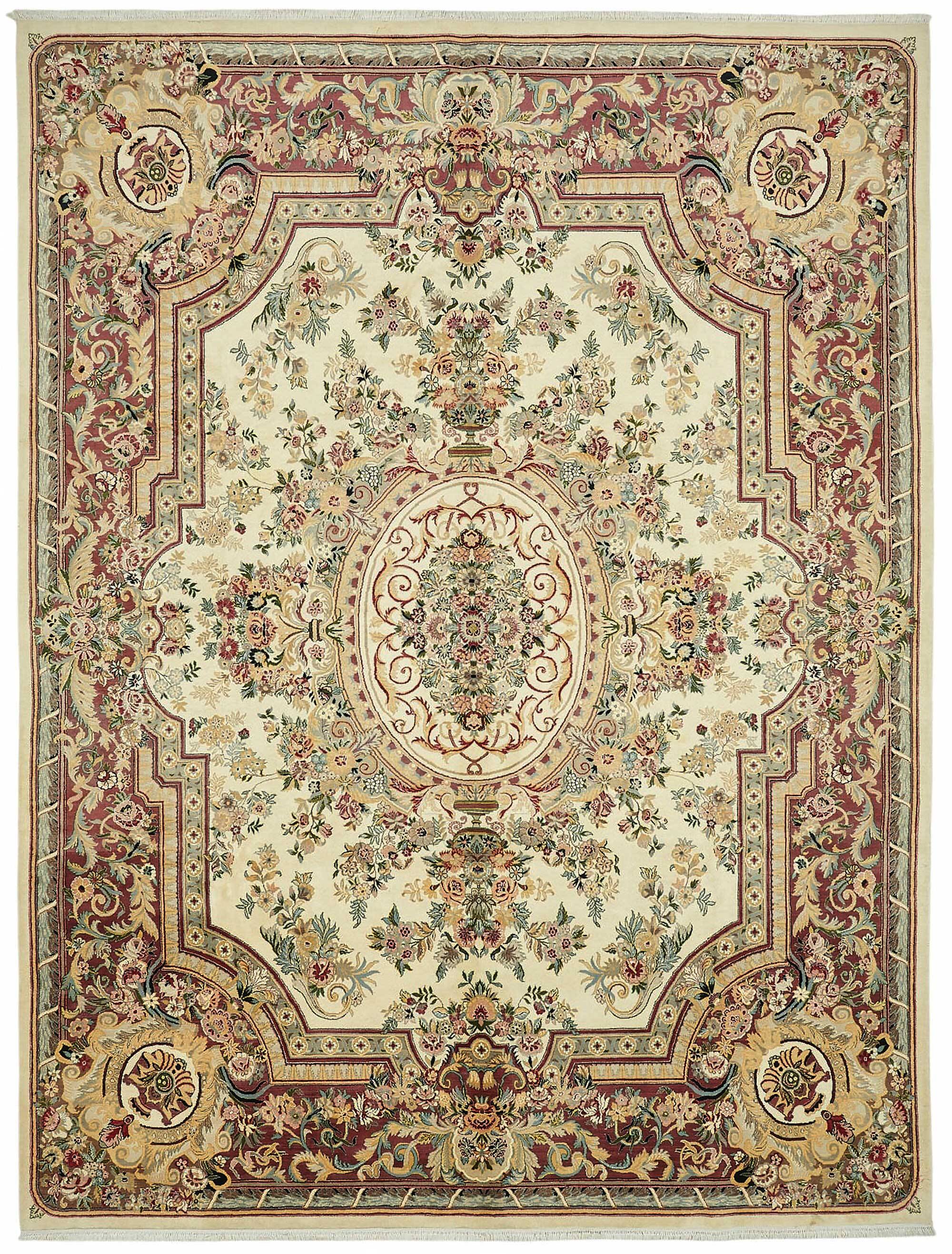 Turkish Handknotted Wool Oushak Rug 274 cm x 368 cm