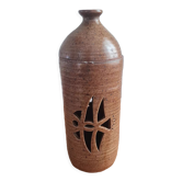 Glazed stoneware photophore