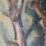 Vintage Oil on Canvas by Swedish artist Anna Munther (1915-2000)