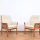 Mid-Century Danish Teak Armchairs, 1970s, Set of 2