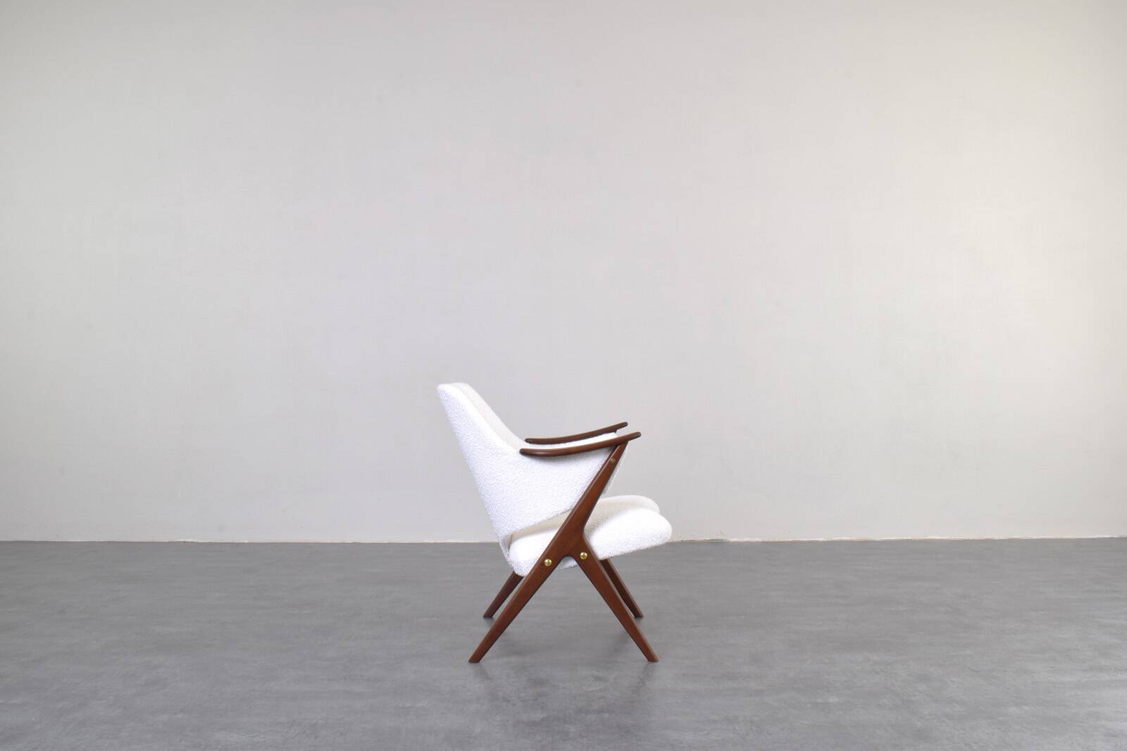 Fauteuils Mid-Century en Teck Knott de Brunstad Møbelfabrikk, Norvège, 1960