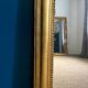 Louis-Philippe mirror 126.5cm/75.5cm gendarme hat shape, mercury glass