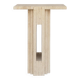 Table d'appoint en travertin 'LLOYD' (en anglais)