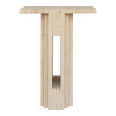 'LLOYD' travertine side table