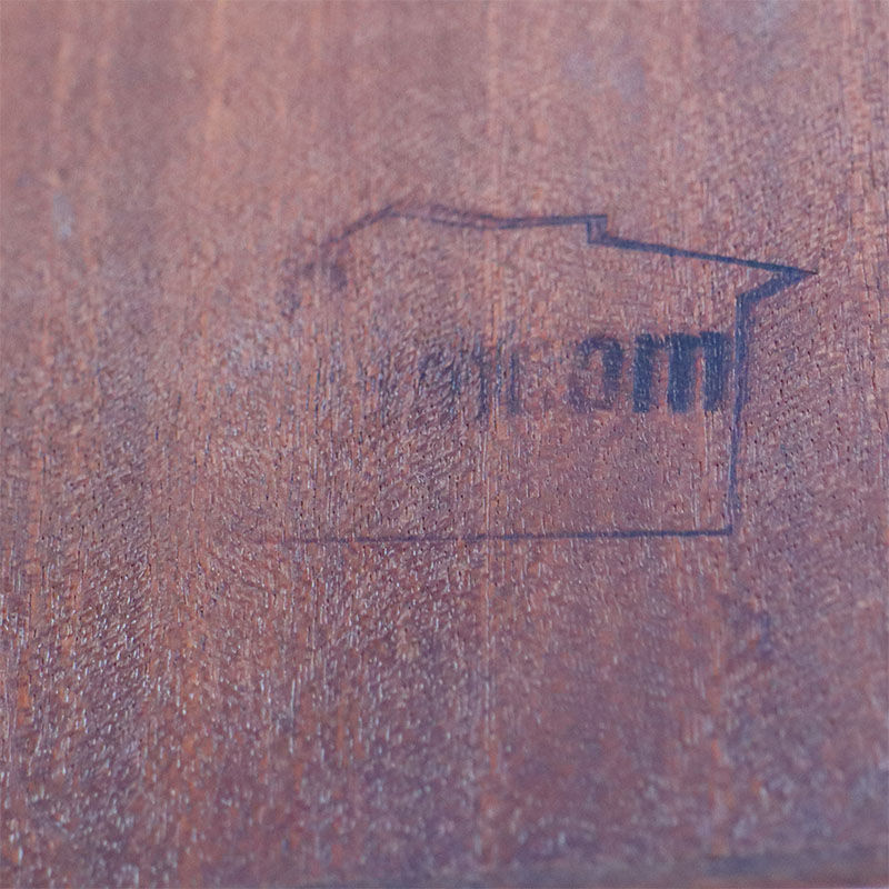 Scandinavian teak coffee table Samcom 1960 edition