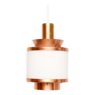 Copper Japandi lamp, Denmark 70's