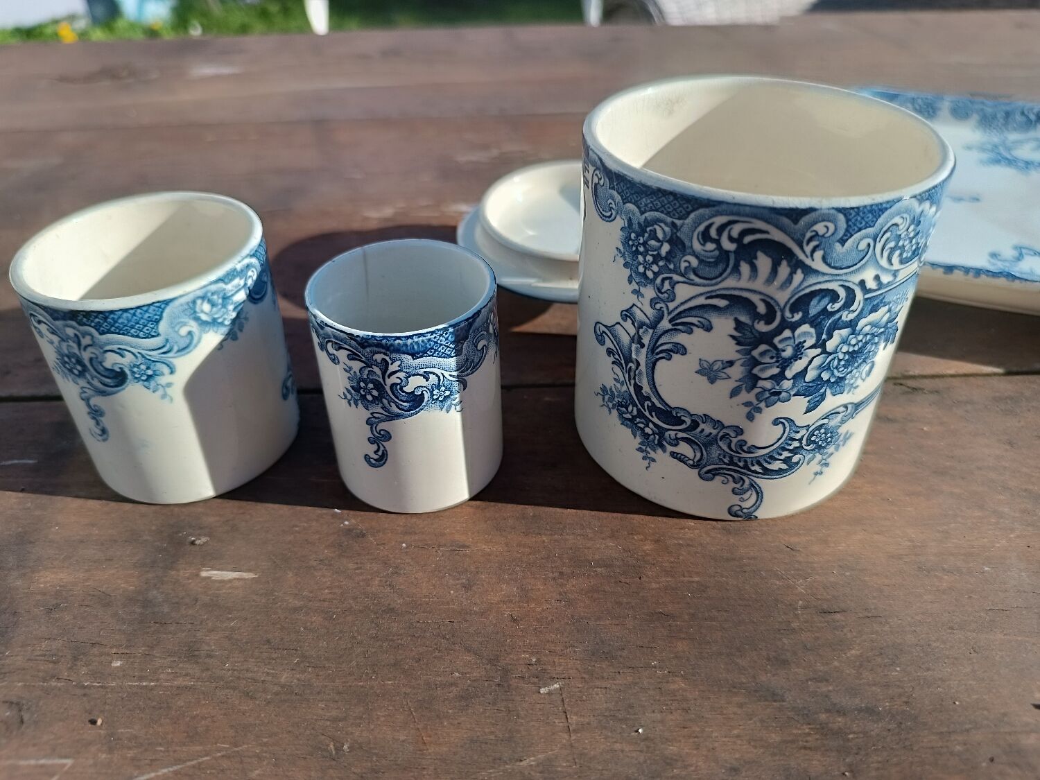 Former earthenware tobacco set BFK boch brothers Keramis