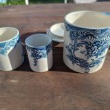 Ancien service à tabac en faïence terre de fer BFK boch frères Keramis