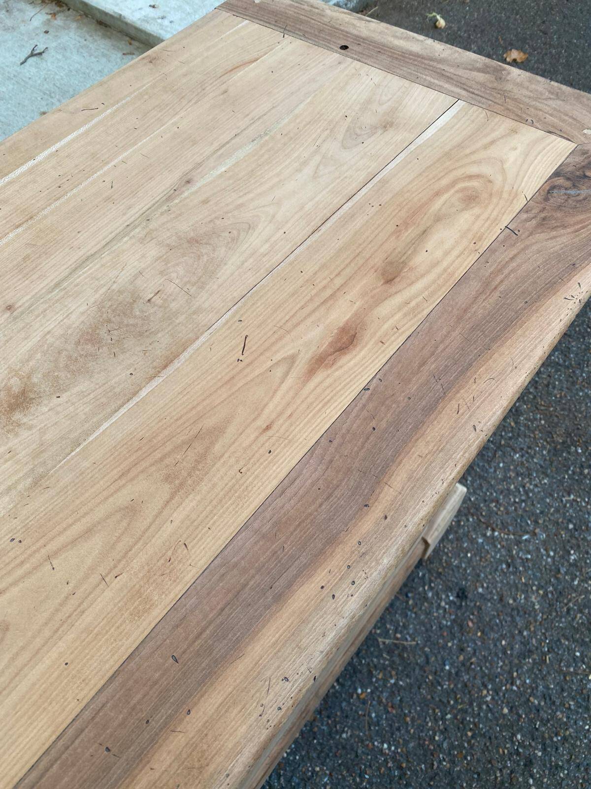 Restored solid wood buffet in the 18th-century Louis Philippe style, 180cm