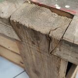 Vintage wooden workbench