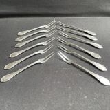 12 Forks with 2 tines – Silver plated