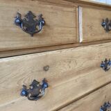 Old 4-drawer chest of drawers in solid pine