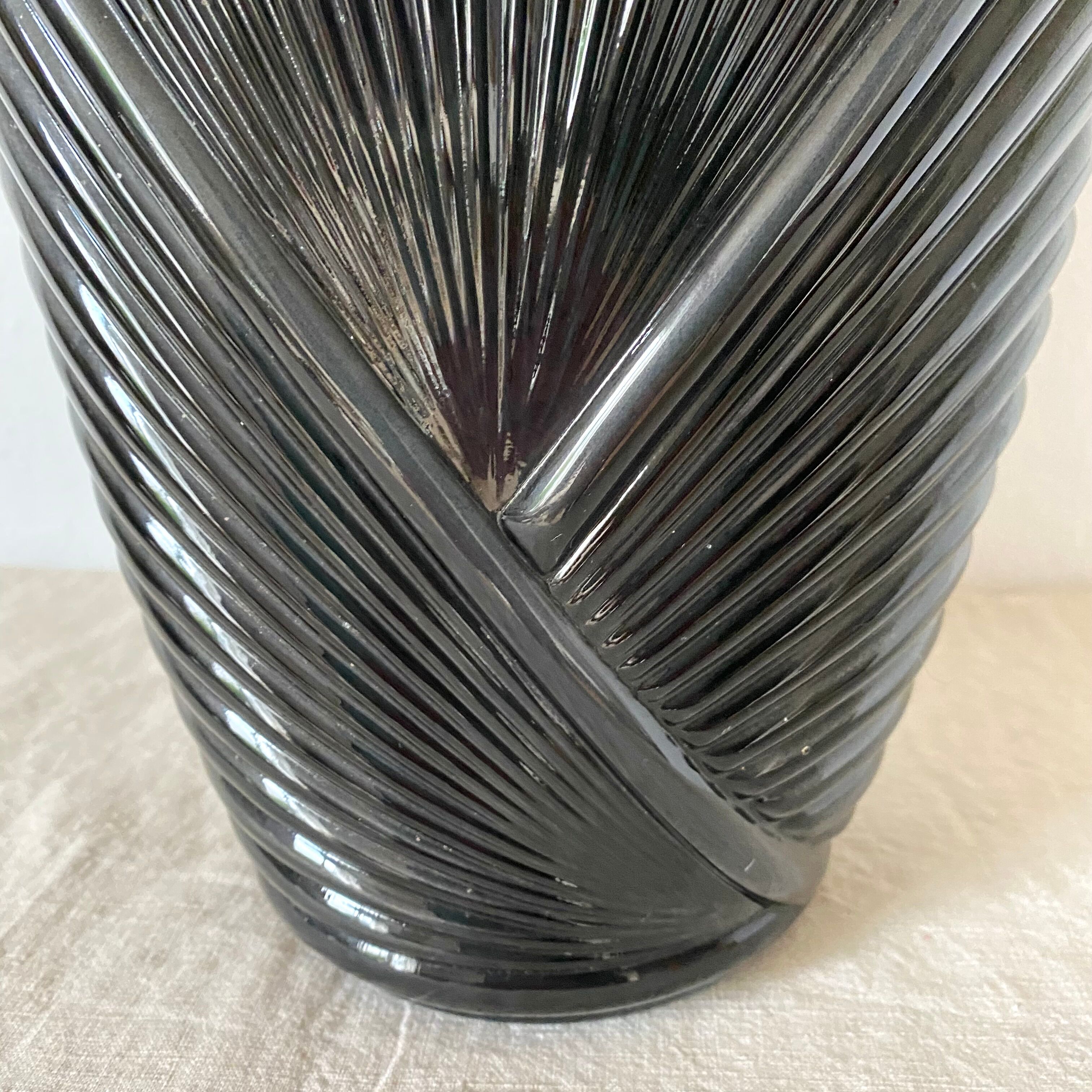 Art Deco glass vase