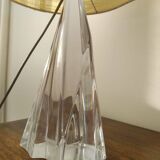 Table lamp with a crystal base by daum (1960s)