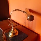 Art deco brass lamp