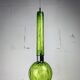 Midcentury extra large green glass tube pendant, Staff Leuchten 1960s-1970s