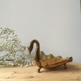 Empty Pocket Swan brass on foot