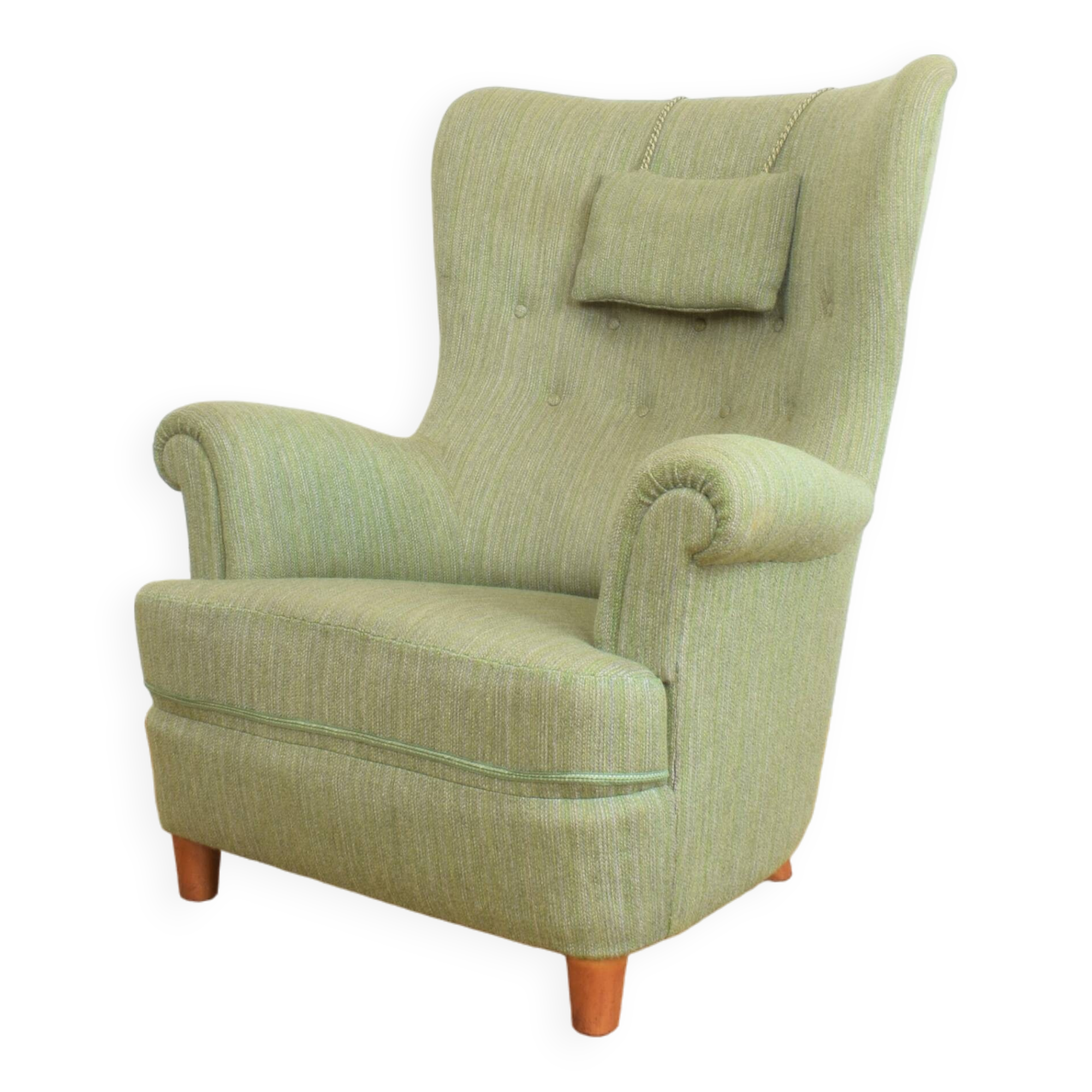 Mid-Century Swedish Teak Armchair, 1960s.