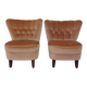 Mohair Club Chairs by Adolf Wrenger, Germany, 1950s, Set of 2