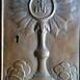 Antique bronze tabernacle door from the 18th century