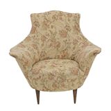 Pair of Manta Mid-Century Modern Italian Armchairs, 1950s