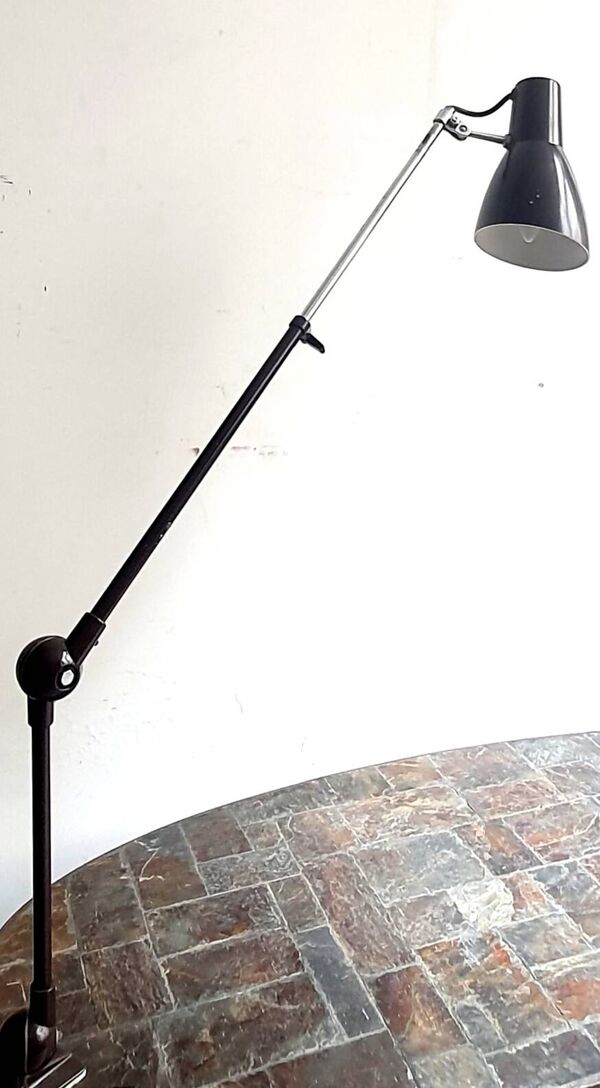 Lampe d'atelier à pince Vintage des années 50 / 60