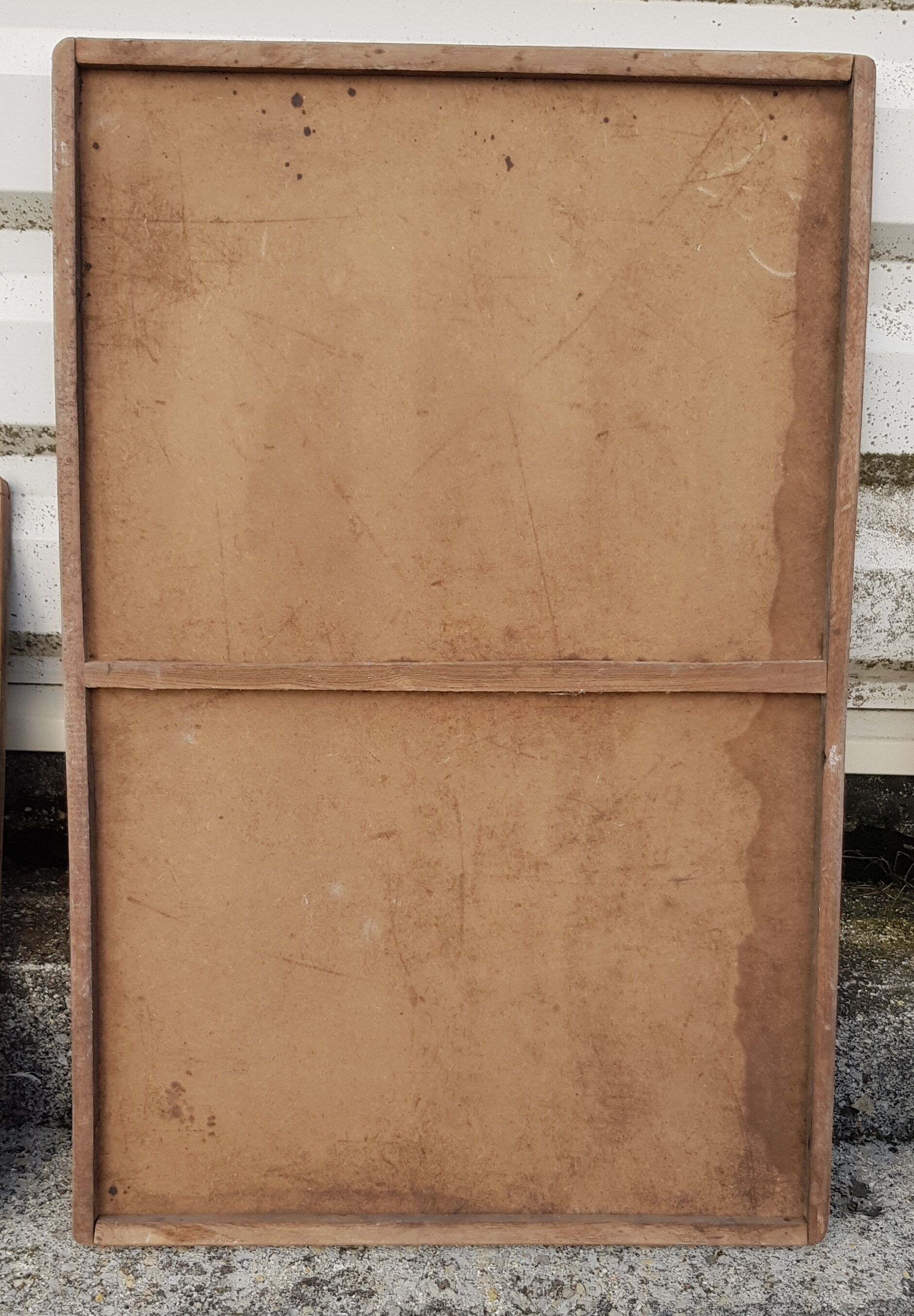 Hand-painted rural Indian educational panel