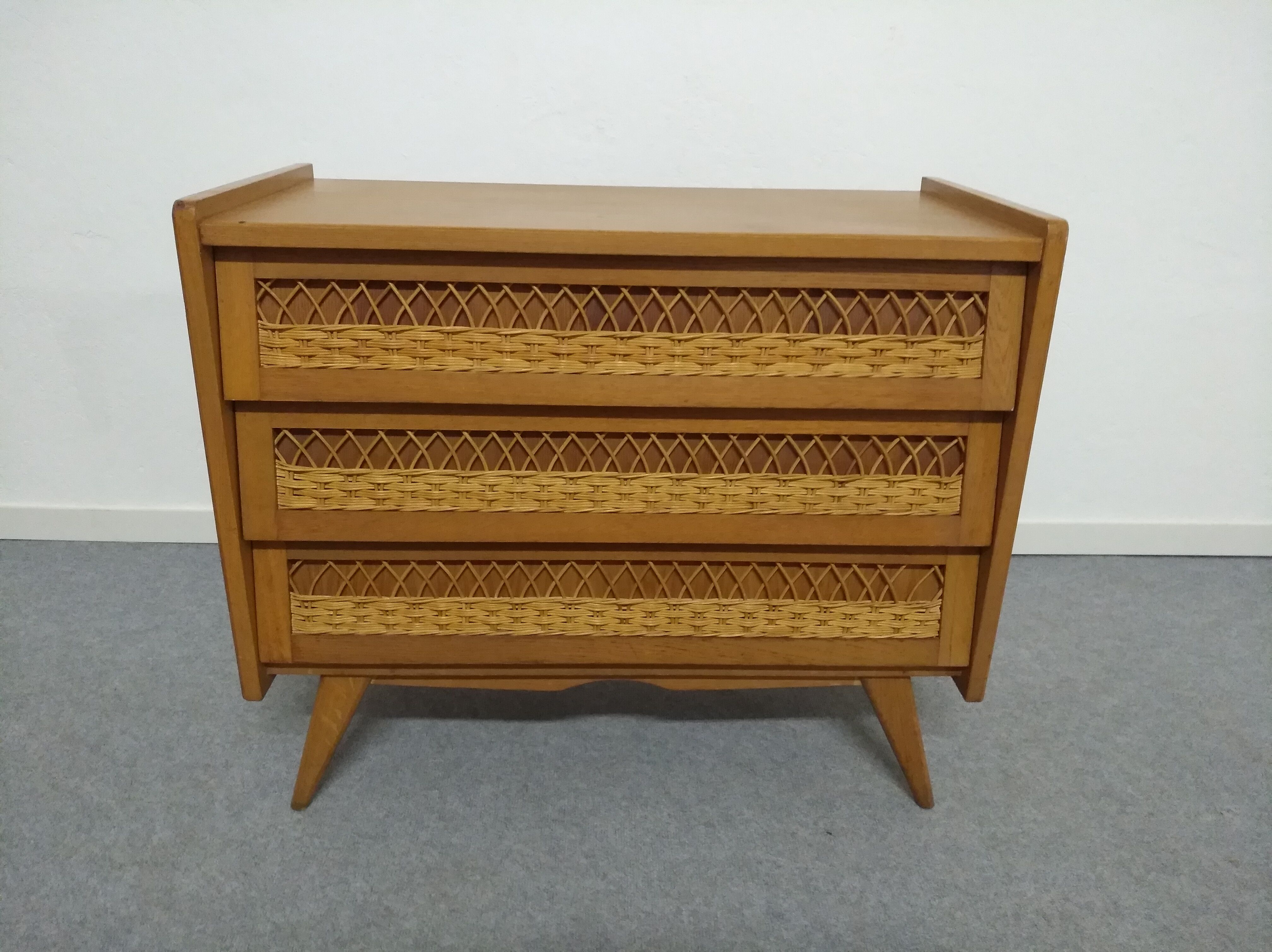 Rattan dresser from the 50/60