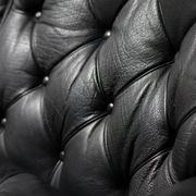 Three-seater sofa "Jupiter" in black leather by Arne Norell, Sweden, 1960.