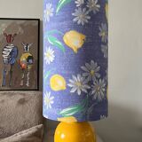 Floral table lamp