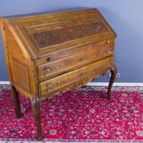 Louis XV style carved oak secretary 1930s