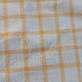 Old checkered tablecloth