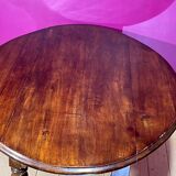 Old oval table with 2 swings