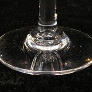 10 white wine glasses in baccarat crystal model cote d'azur
