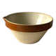 🍂 Small terracotta bowl with brown glazed neck 🍂