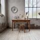 Bureau placage chêne 1950