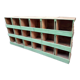 Casiers, meuble de métier en bois