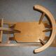 Cheval à bascule vintage en bois