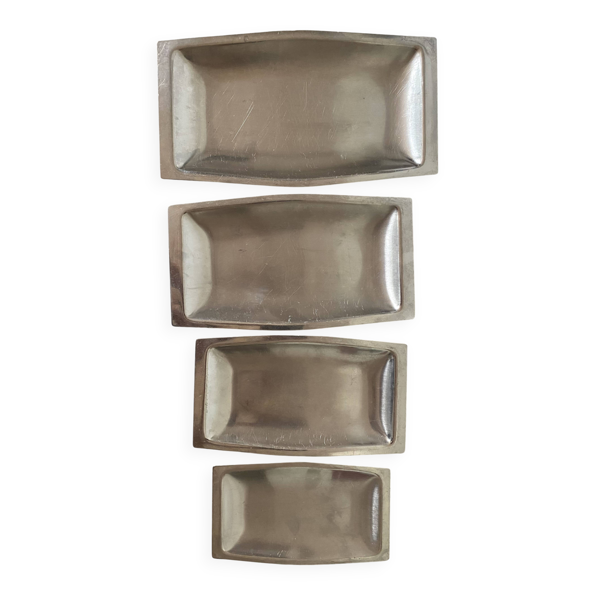 Chichester England stainless steel nesting dishes
