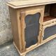 Low sideboard, bar, storage unit, wood, compass legs,