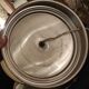 Ceramic and aluminum table lamp / design 20 th century