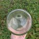 Set of 3 retro glass bottles