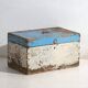 Small antique painted pine chest – Poland, around 1930
