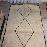 Authentic Beni Ouarain rug – thick wool, long pile