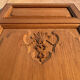 Double doors in solid oak