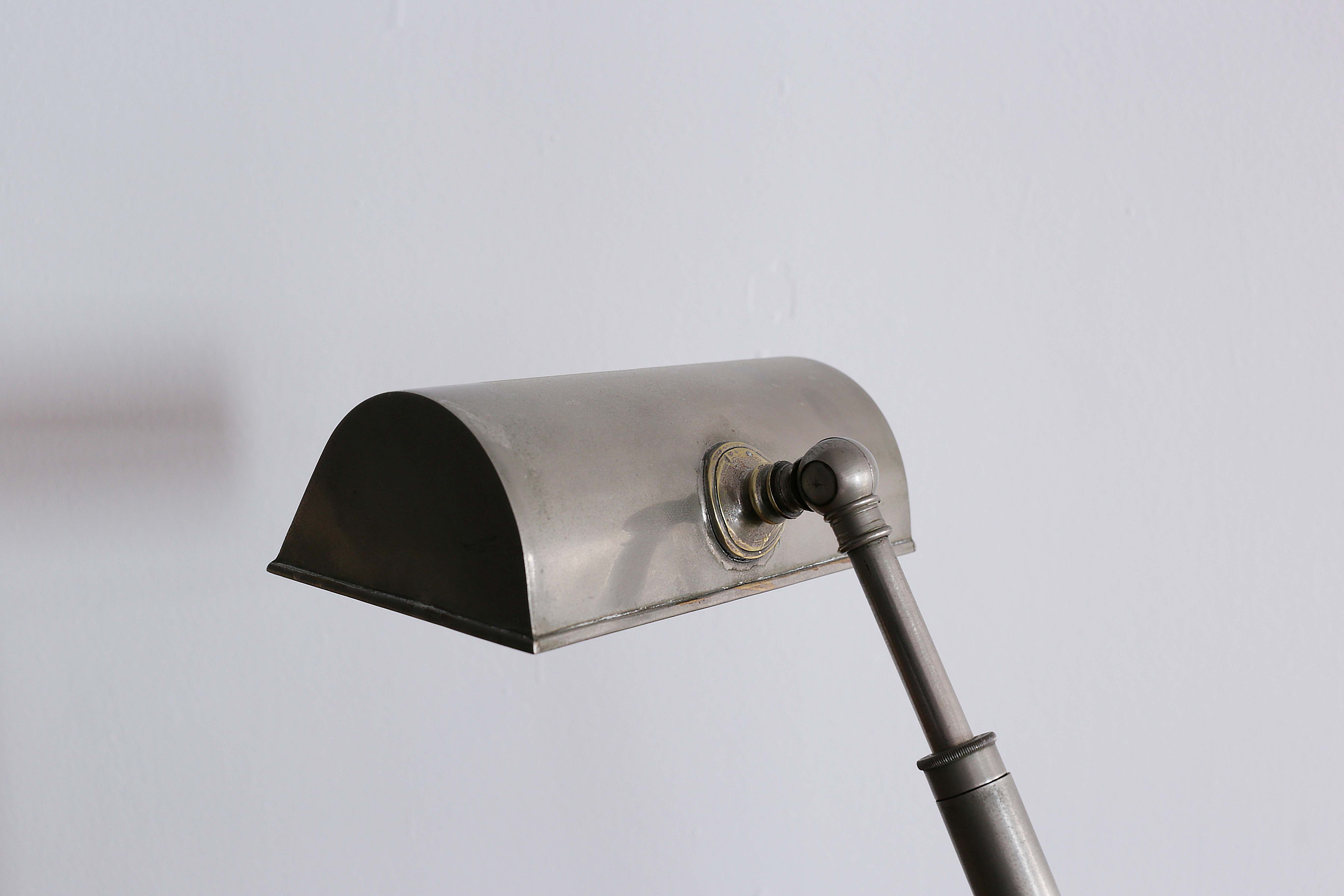 Art Deco metal table lamp 1930