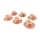 Lot de 6 tasses à café et sous-tasses Johnson Bros Rose Chintz